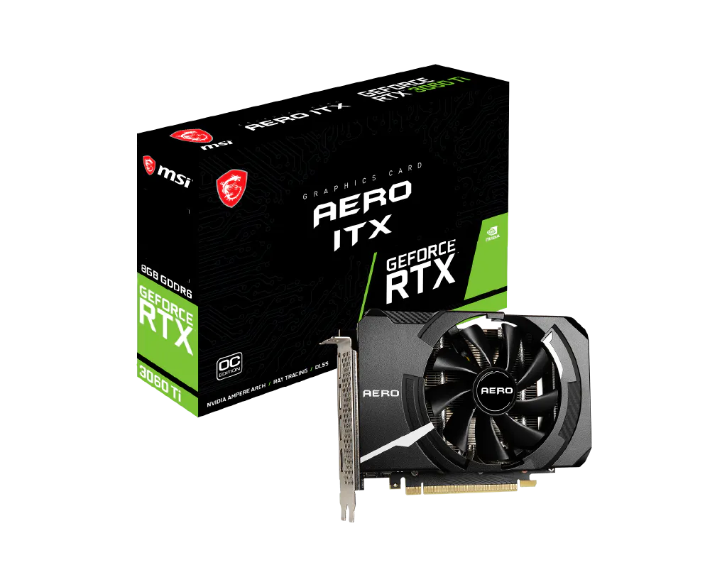 MSI GeForce RTX 3060 Ti AERO ITX 8G OC LHR